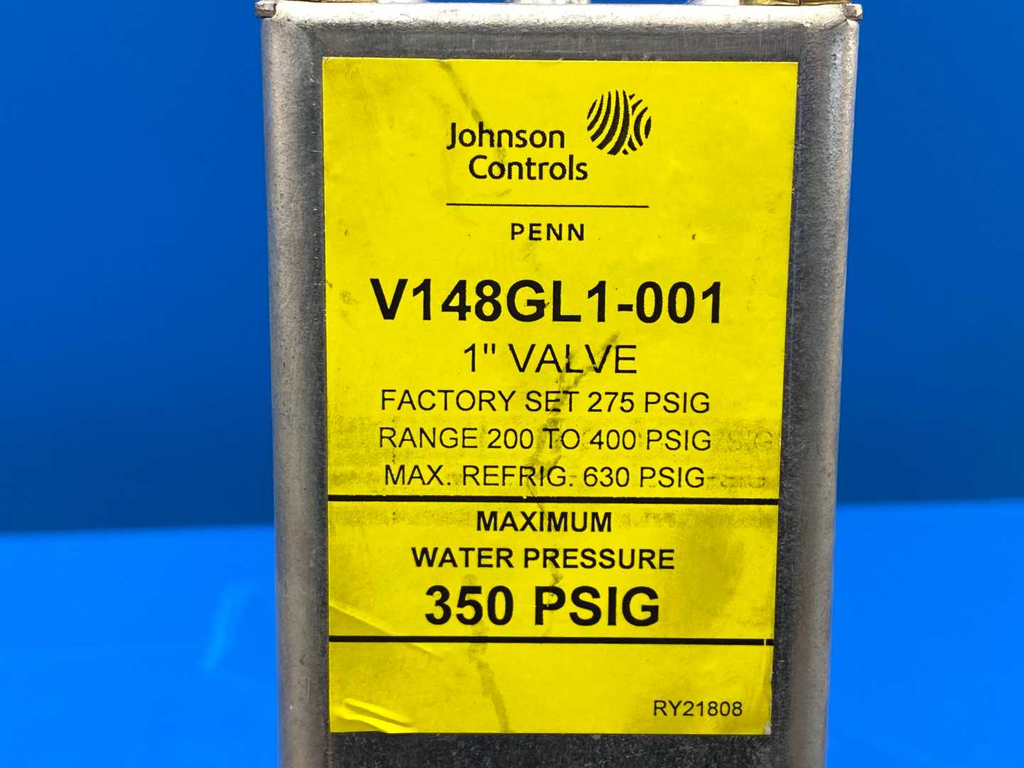 Johnson Controls V148GL-001, 1" Valve 350PSIG 