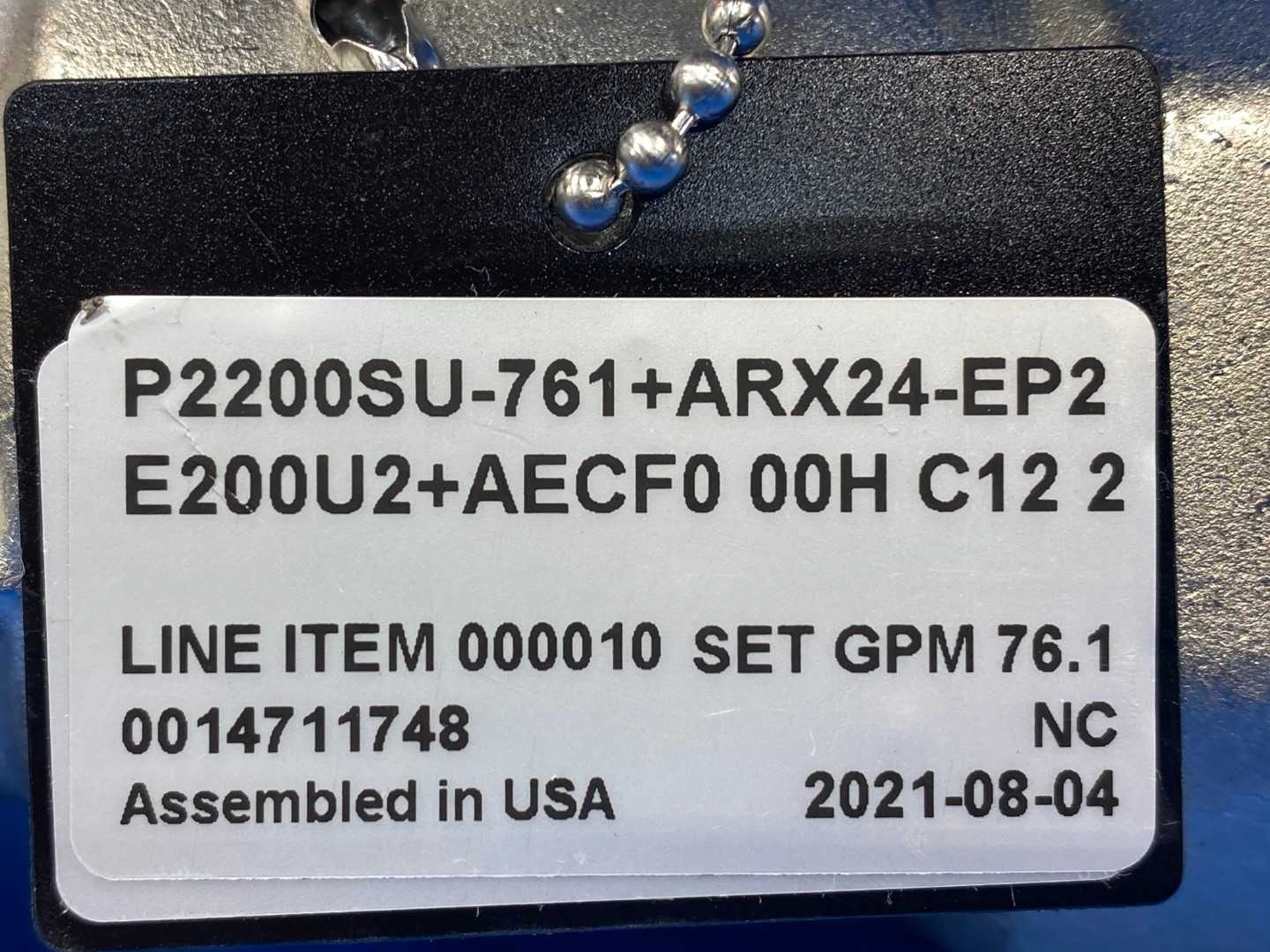 Belimo P2200SU-761-ARX24-EP2 Electronic Pressure Valve, 2-Way - GPM 76.1