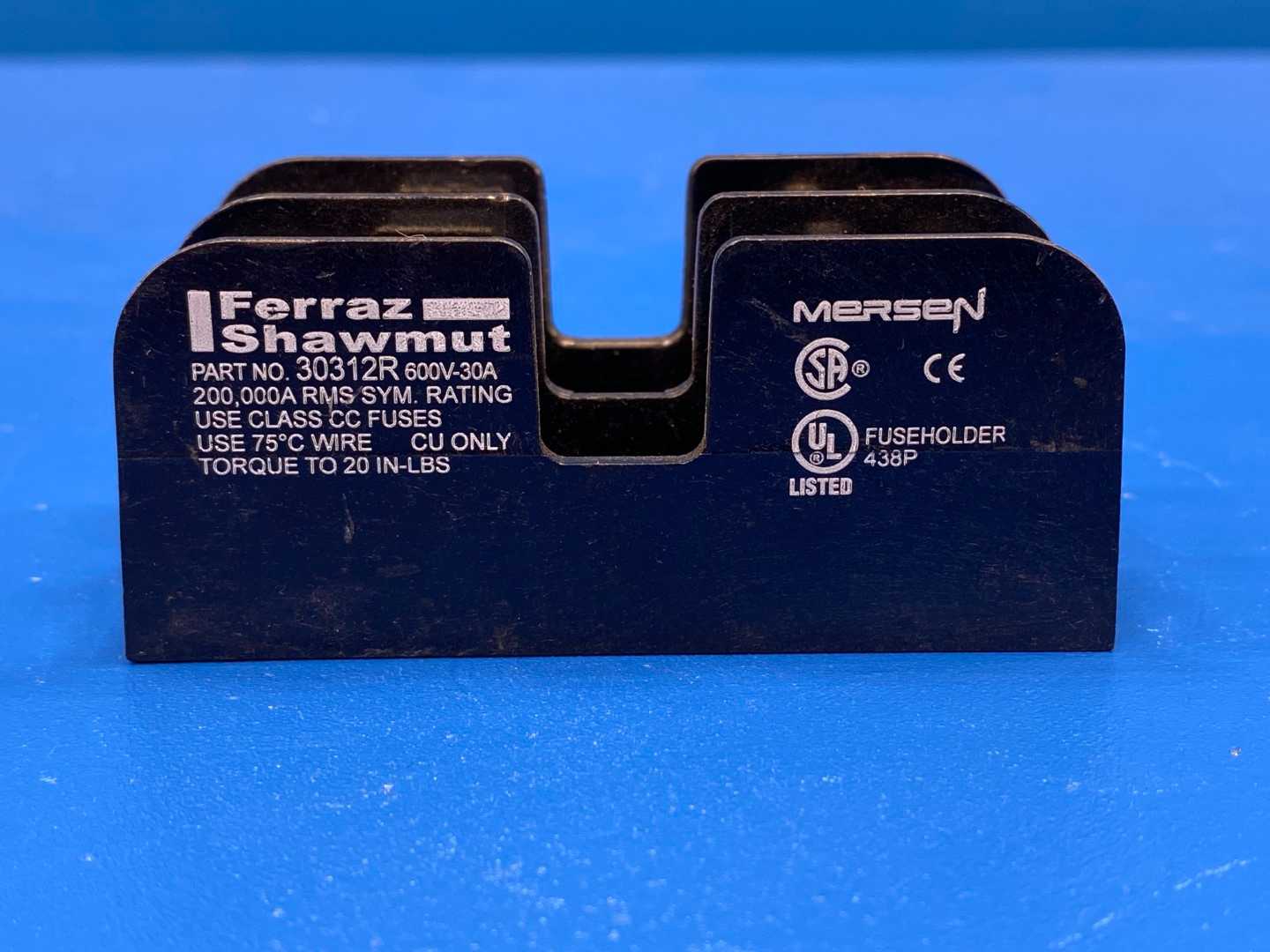 Ferraz Shawmut 30312R Fuse Block 600V, 30A