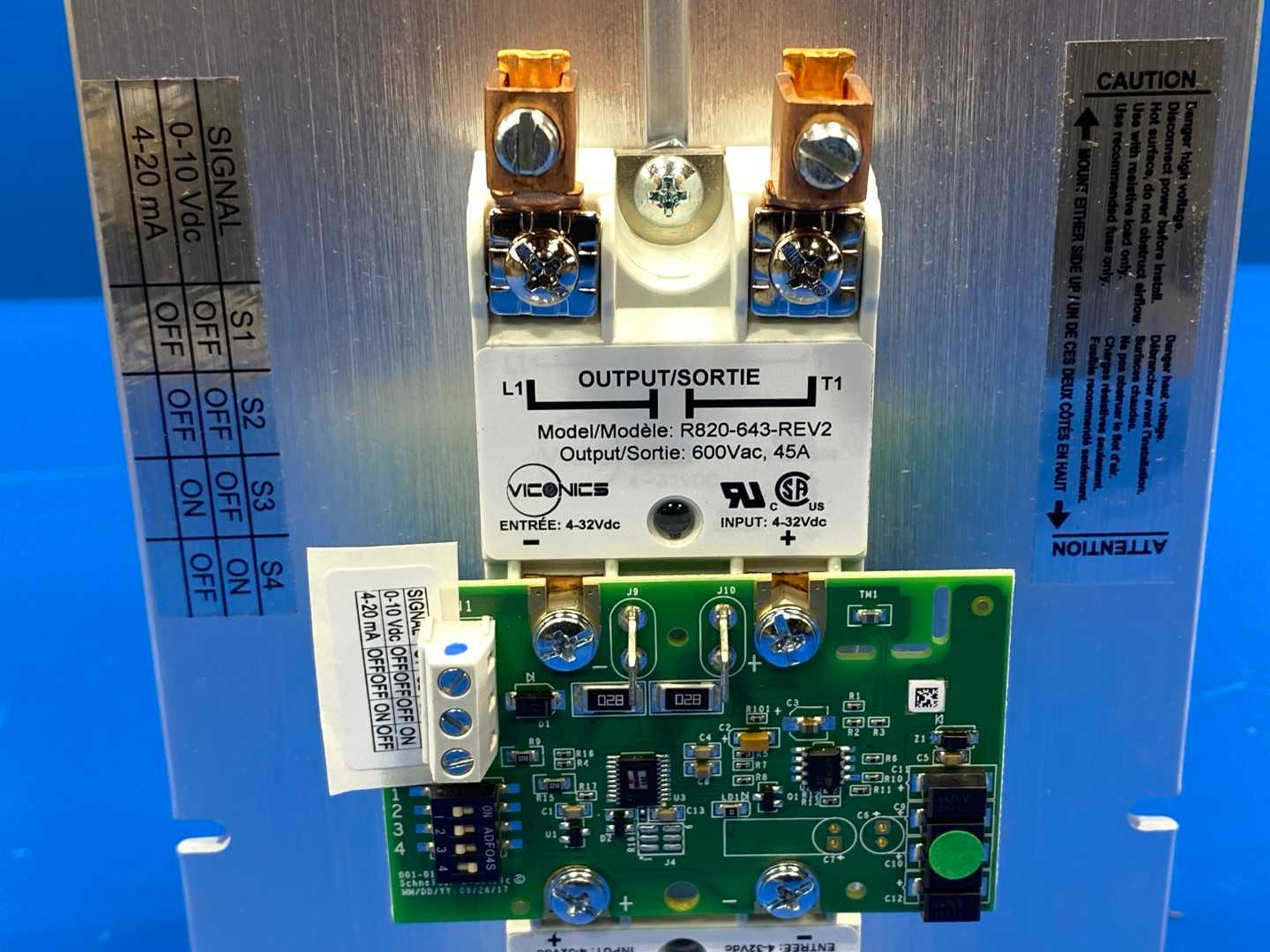 Schneider Electric R820-643-REV2 SCR Power Controller