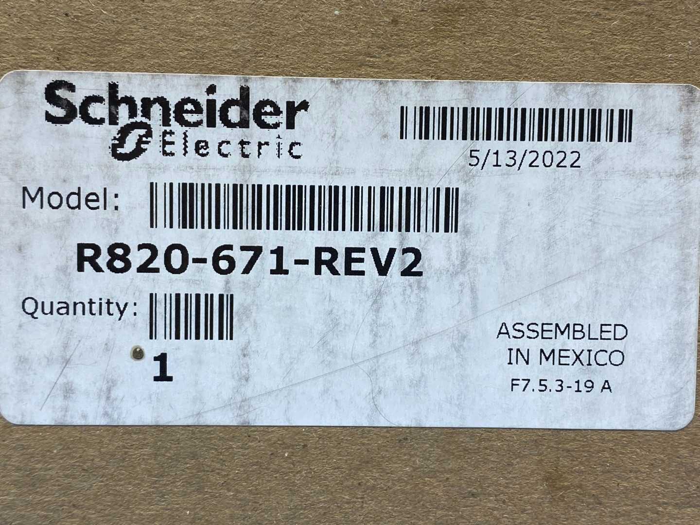 Schneider Electric R820-671-REV2 SCR Power Controller