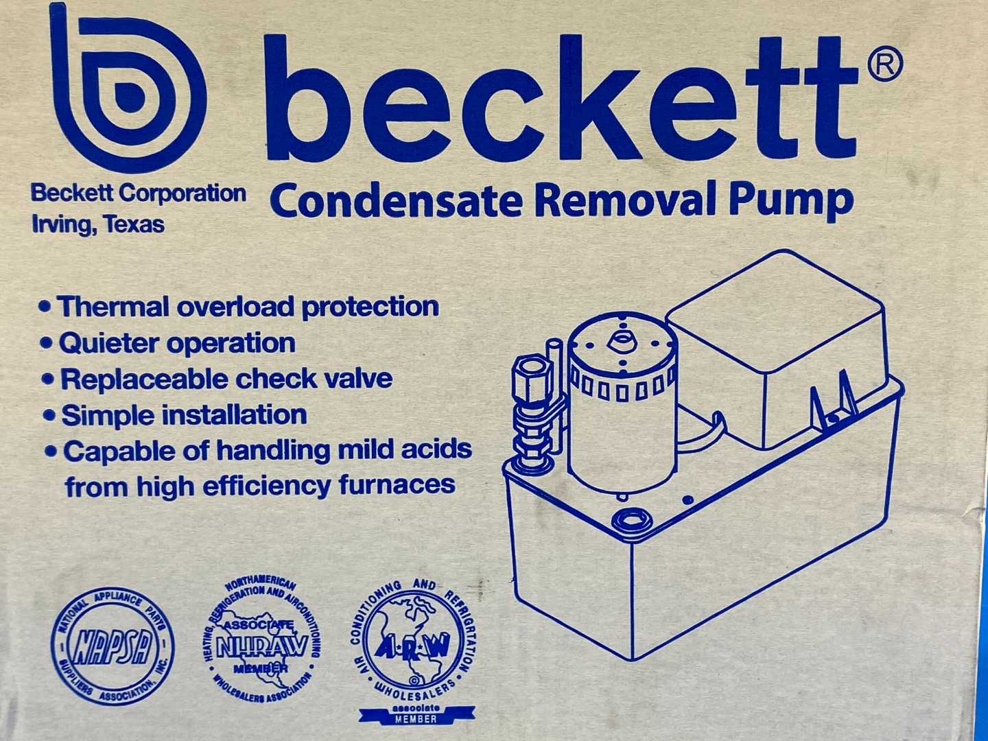 CB251ULHT Large High Temp Condensate Pump, 115V, 25 Ft Max Lift, Rated to 190° F