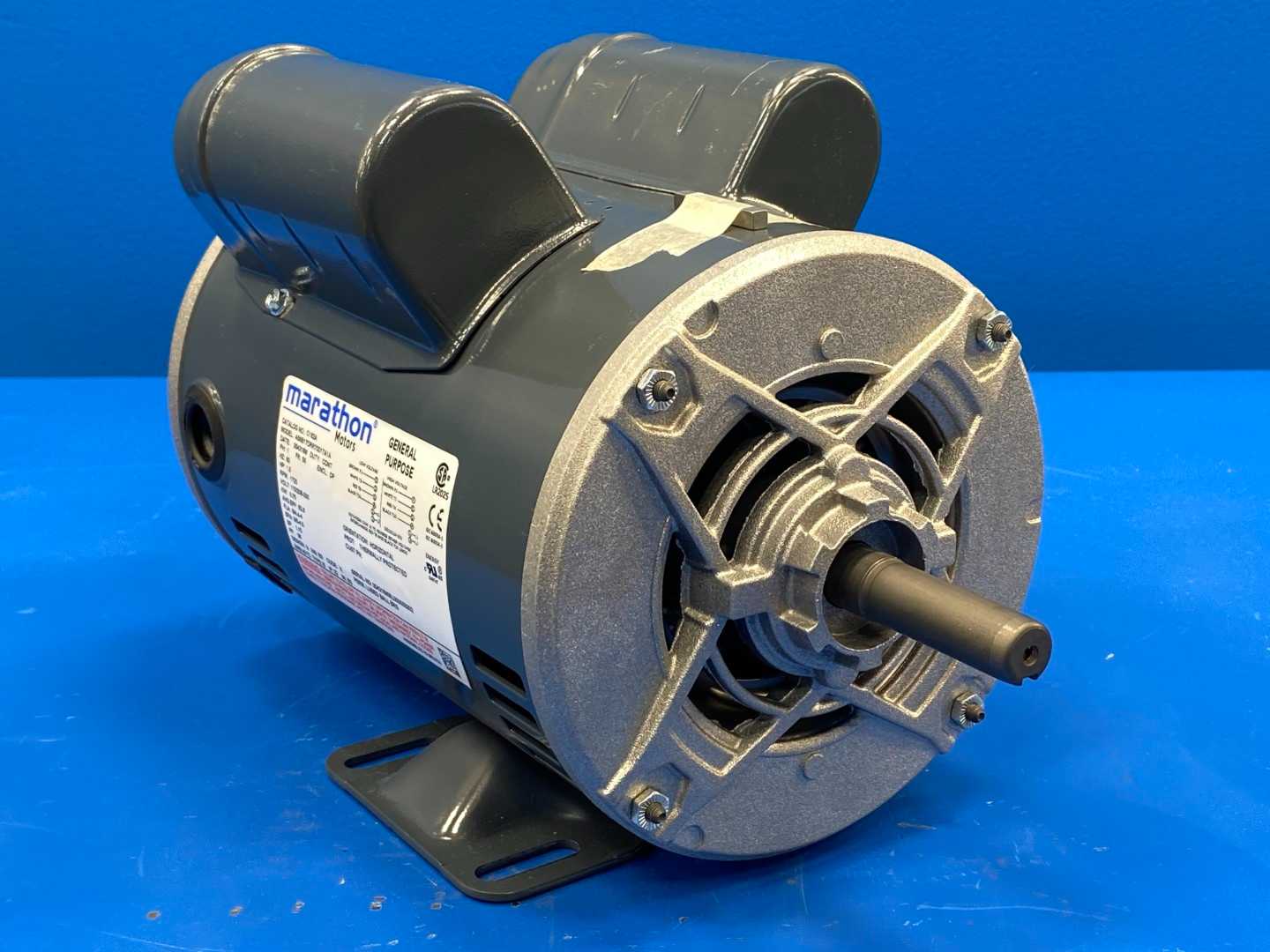 Marathon 056B17DRR70017A1 Motor, 1HP,155/208-230V, 1PH, 1725RPM