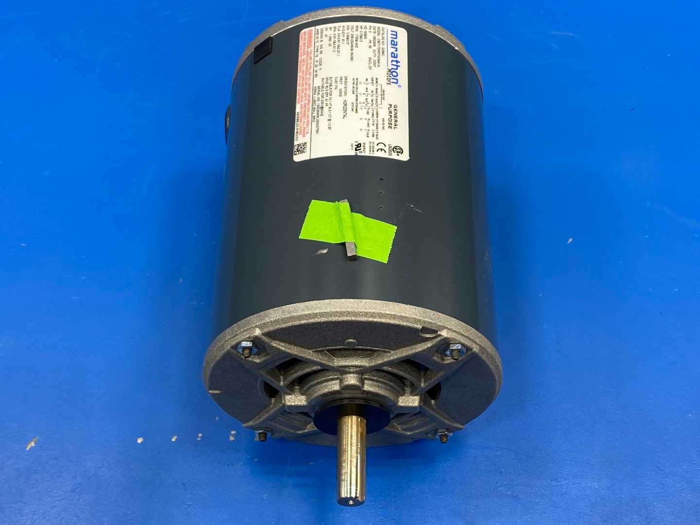 Marathon 056T17DRR70034A1 Motor, 0.75&0.5HP, 208-230/460&190/380V, 1725&1425RPM