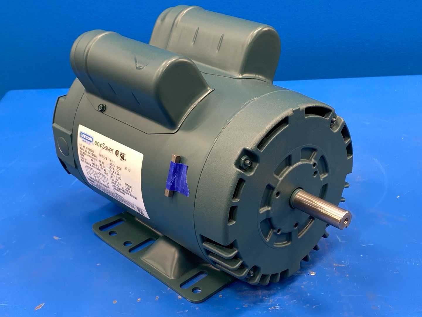 Leeson A6K17DB56A Motor, 1HP, 115/230V, 1725RPM, 60Hz