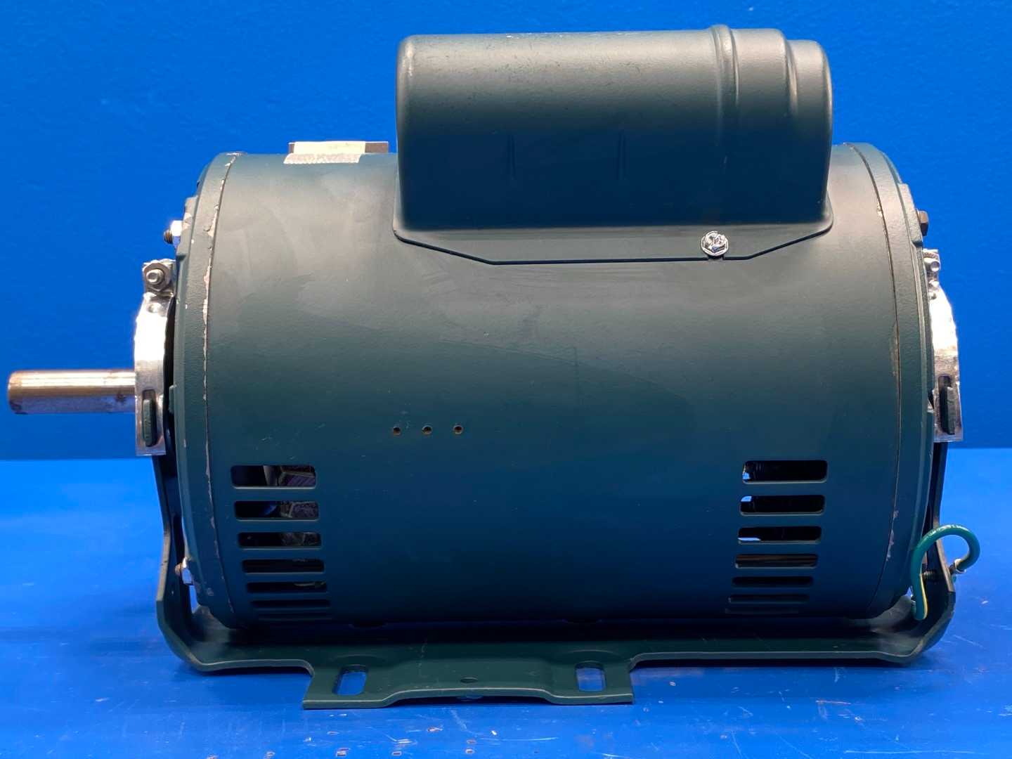 Leeson E119856.00 Motor, 0.75HP, 1725RPM, 115/208-230V, 1PH