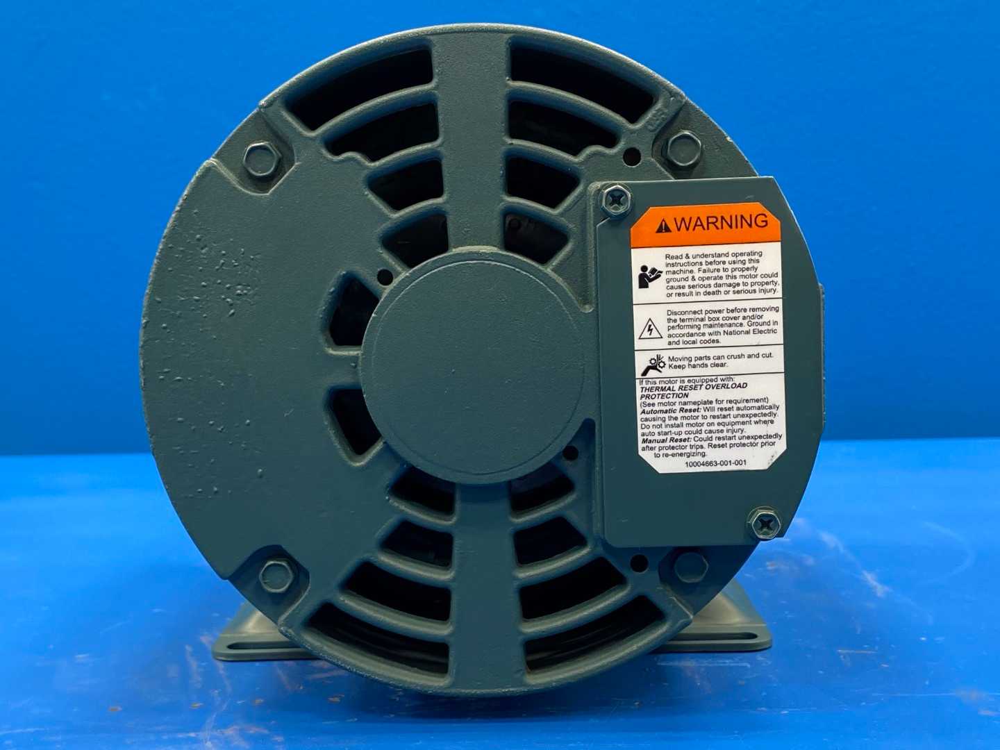 Leeson E116738 Motor. 3/4HP, 3PH, 208-230V, 1725/1425RPM