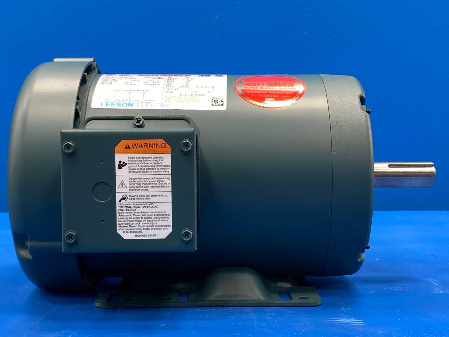 Leeson 121937.00 C143T17FB29A Motor, 1HP, 575V, 1760RPM, 3PH