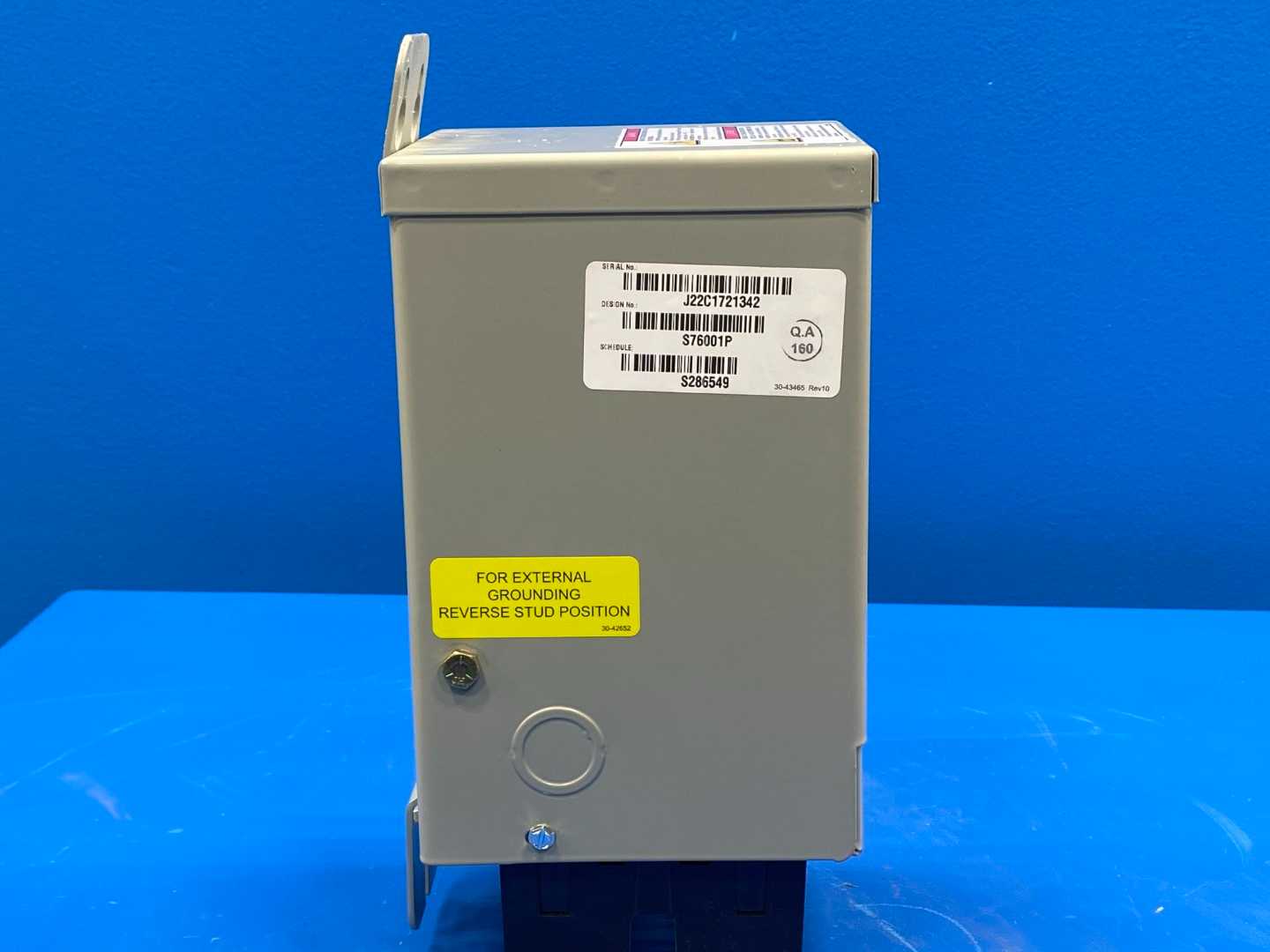 Eaton Transformer S20N11P76P, 0.750KVA, 1PH, 60HZ, 120/240&240/480V Type 3R