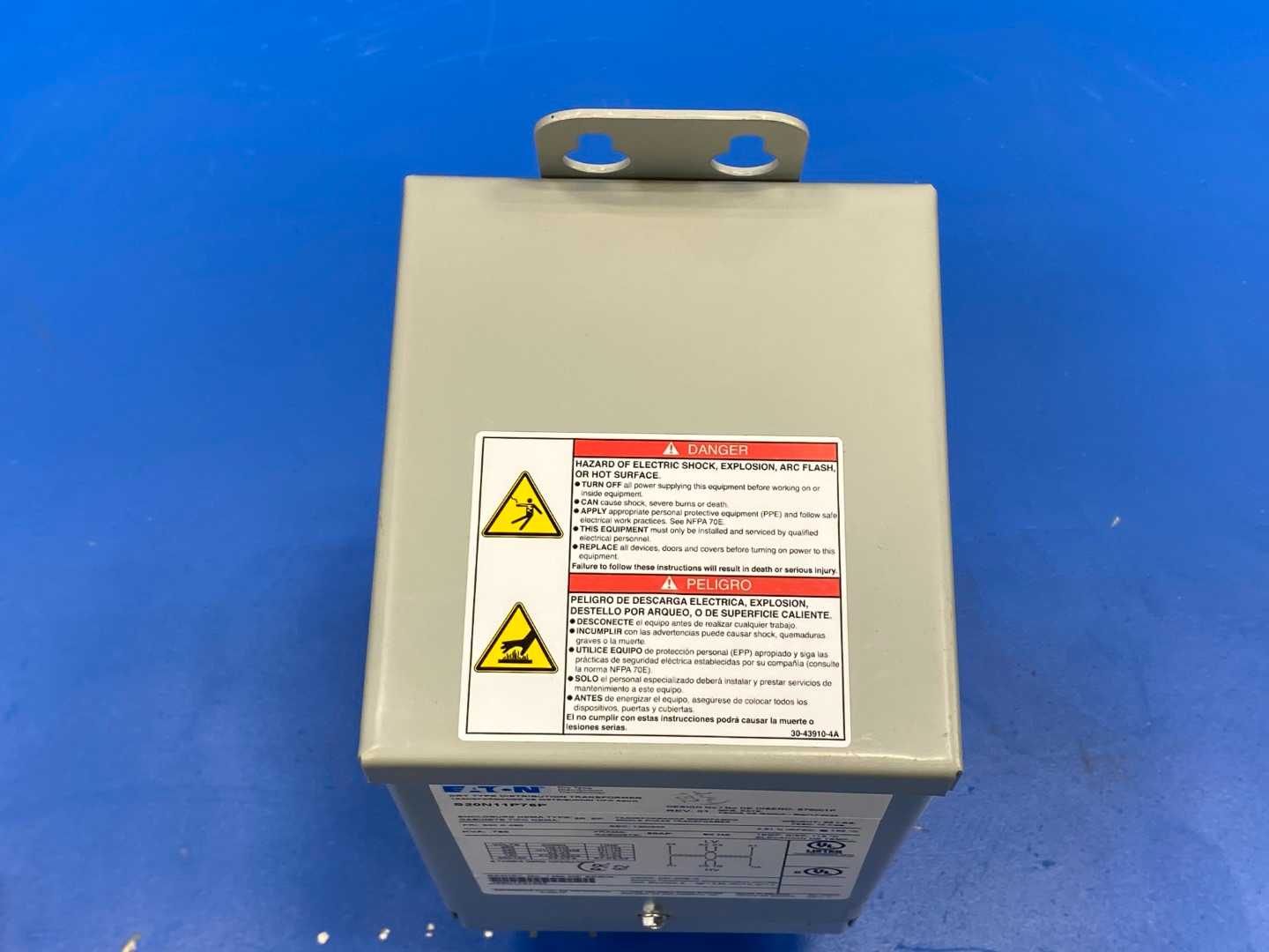 Eaton Transformer S20N11P76P, 0.750KVA, 1PH, 60HZ, 120/240&240/480V Type 3R