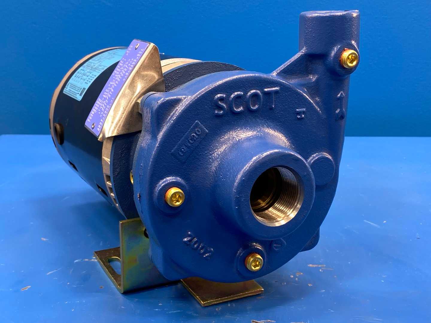 Weg 00156OS3EJPR56J-S Motor w/ 128 SF Scot Pump, 208-230/460V, 1-1/2HP,3PH