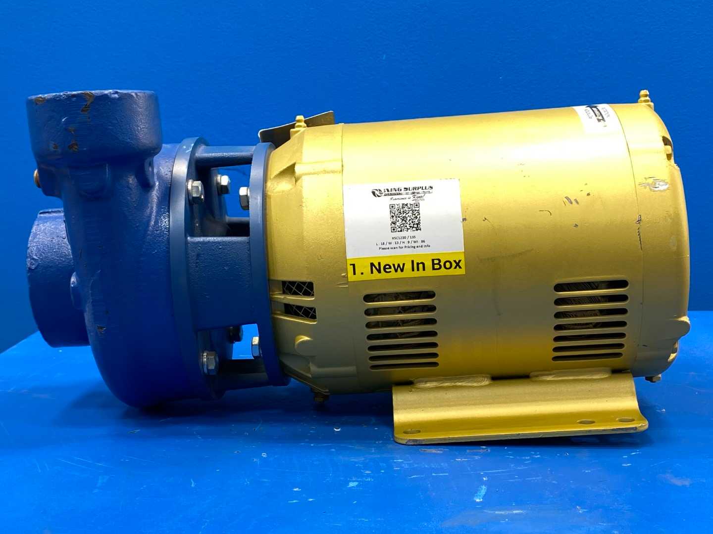 Baldor Reliance EJMM3212T SuperE Motor, 5HP, 230/460V 3465RPM, 3PH, 