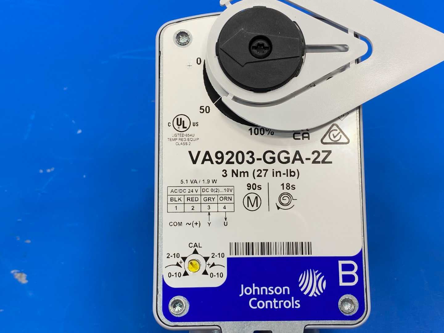 Johnson Controls VG1241CN+943GGA, 1" 2W Ball Valve 11.7CV