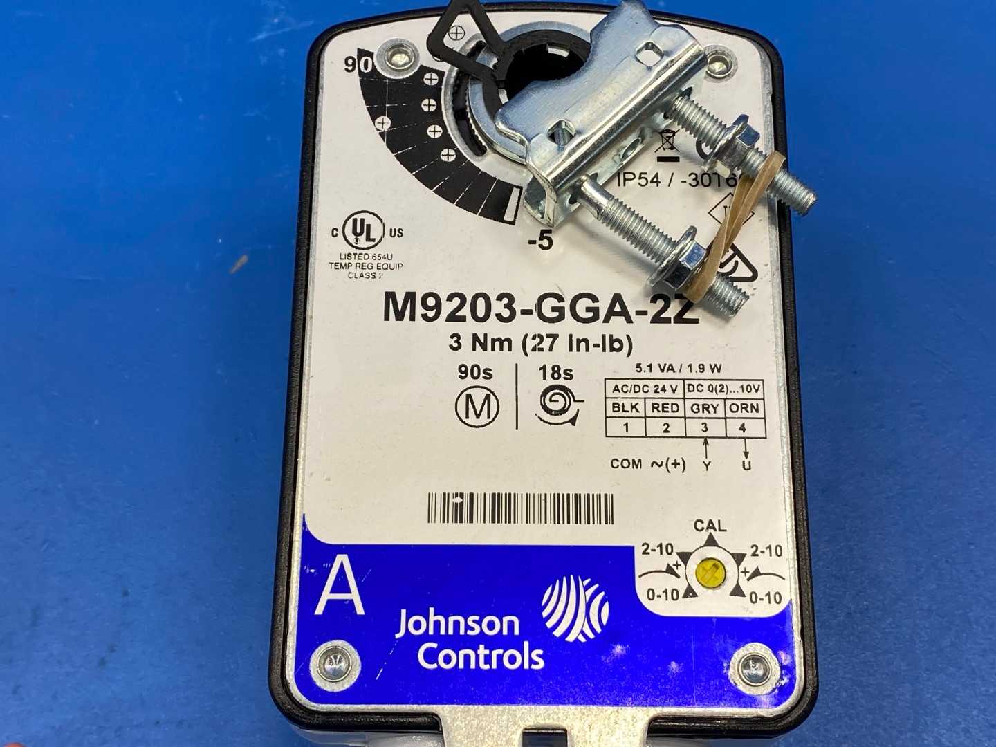 Johnson Controls M9203-GGA-2Z, Proportional Electric Spring Return Actuator