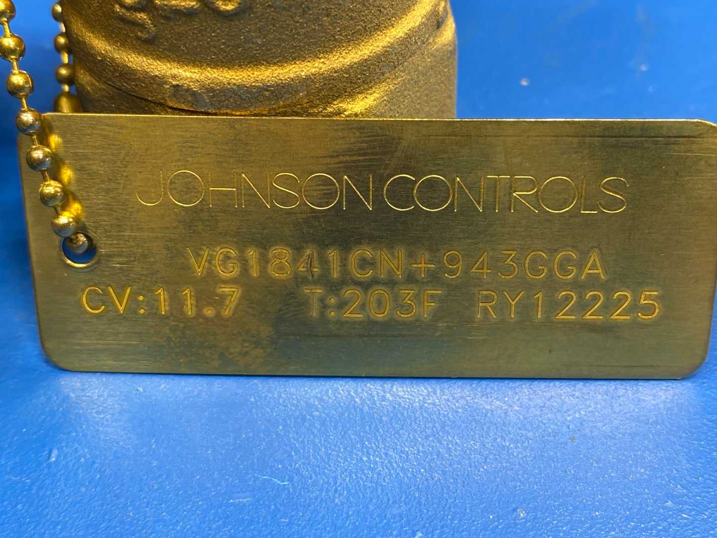 Johnson Controls VG1841CN+943GGA, 1"3W Ball Valve 11.7CV