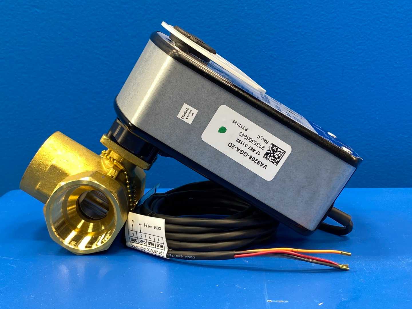 Johnson Controls VG1254AD+923GGA, 1/2", 2W Ball Valve, 1.2CV Valve Actuator