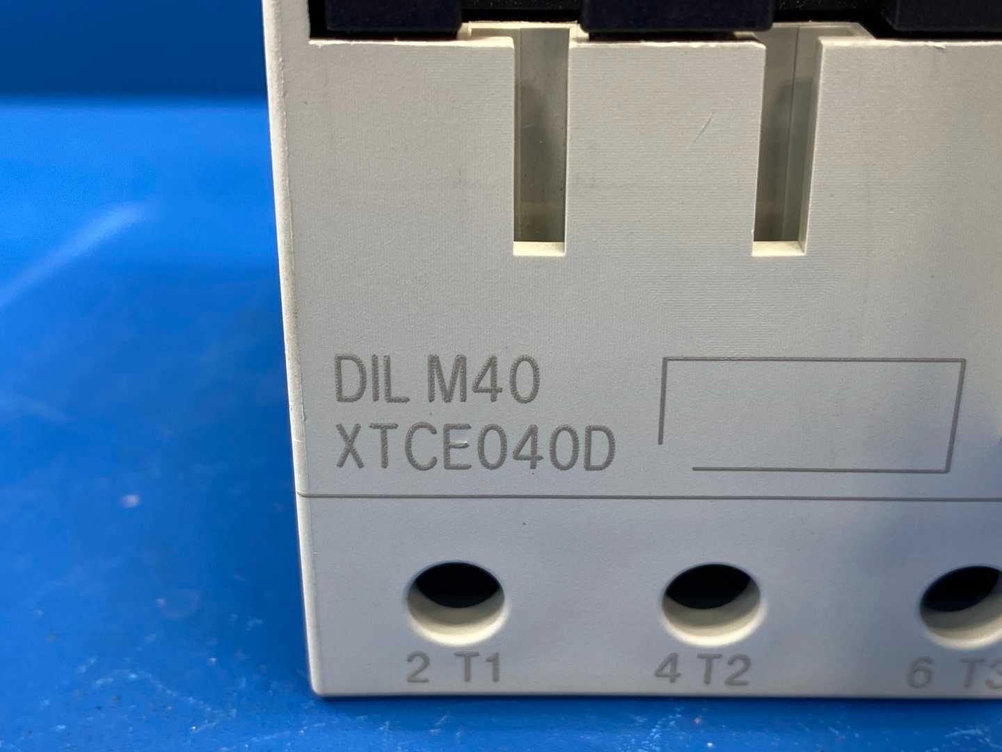 Eaton Contactor XTCE040D00T, Type DILM40, 24V.25/60Hz