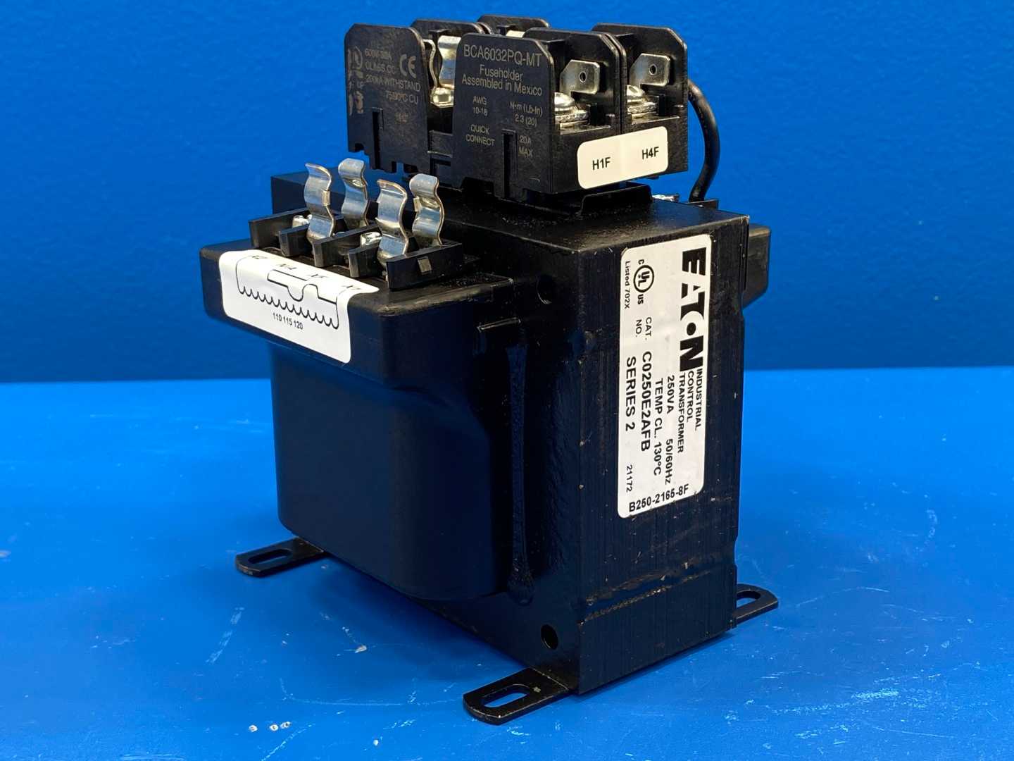 Eaton Industrial Control Transformer C0250E2AFB Series 2. 250VA, 230/460V