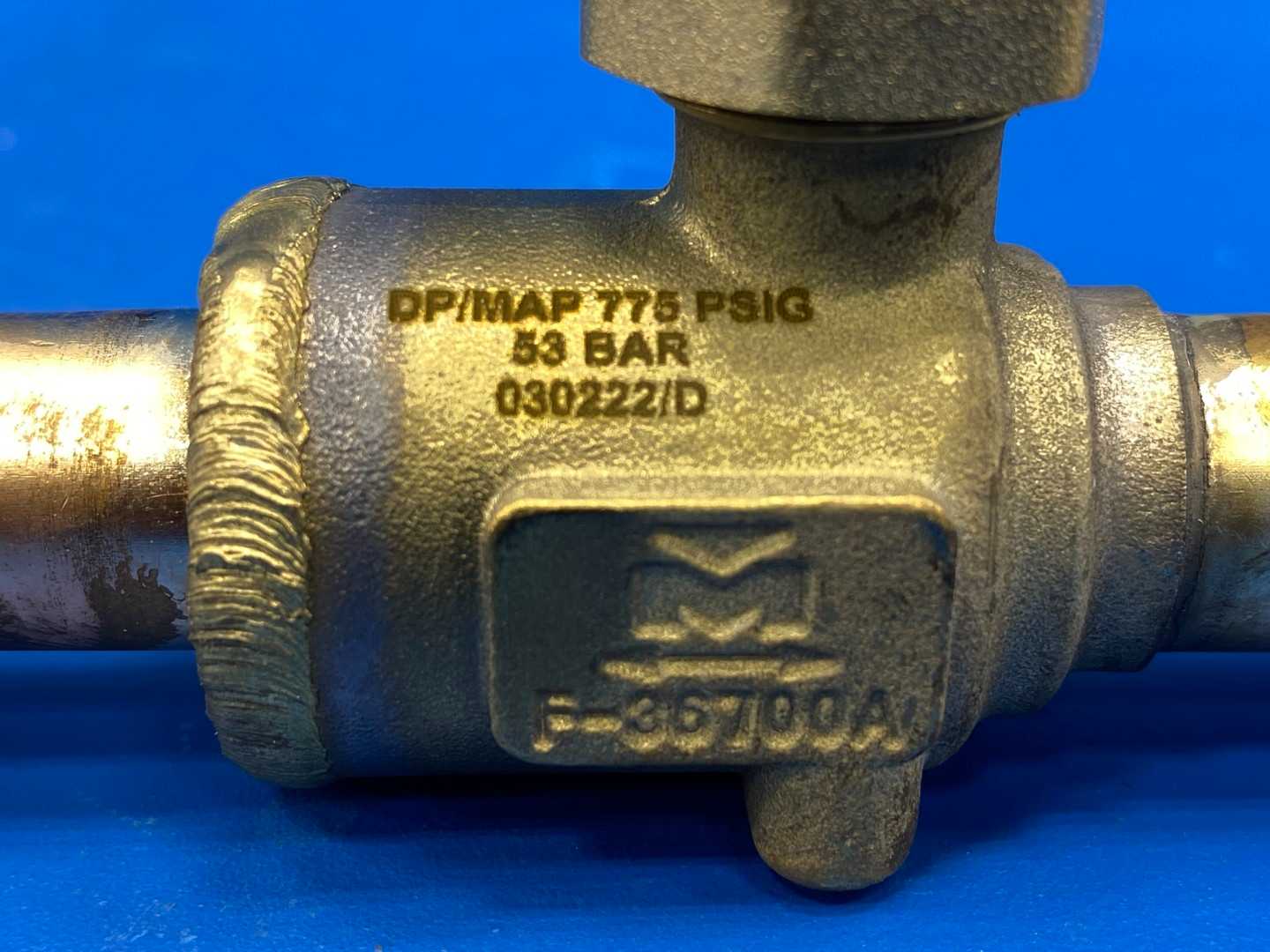 Mueller Refrigeration AP17859 1/4 Cyclemaster Ball Valve Padmount Ball Valv Assy