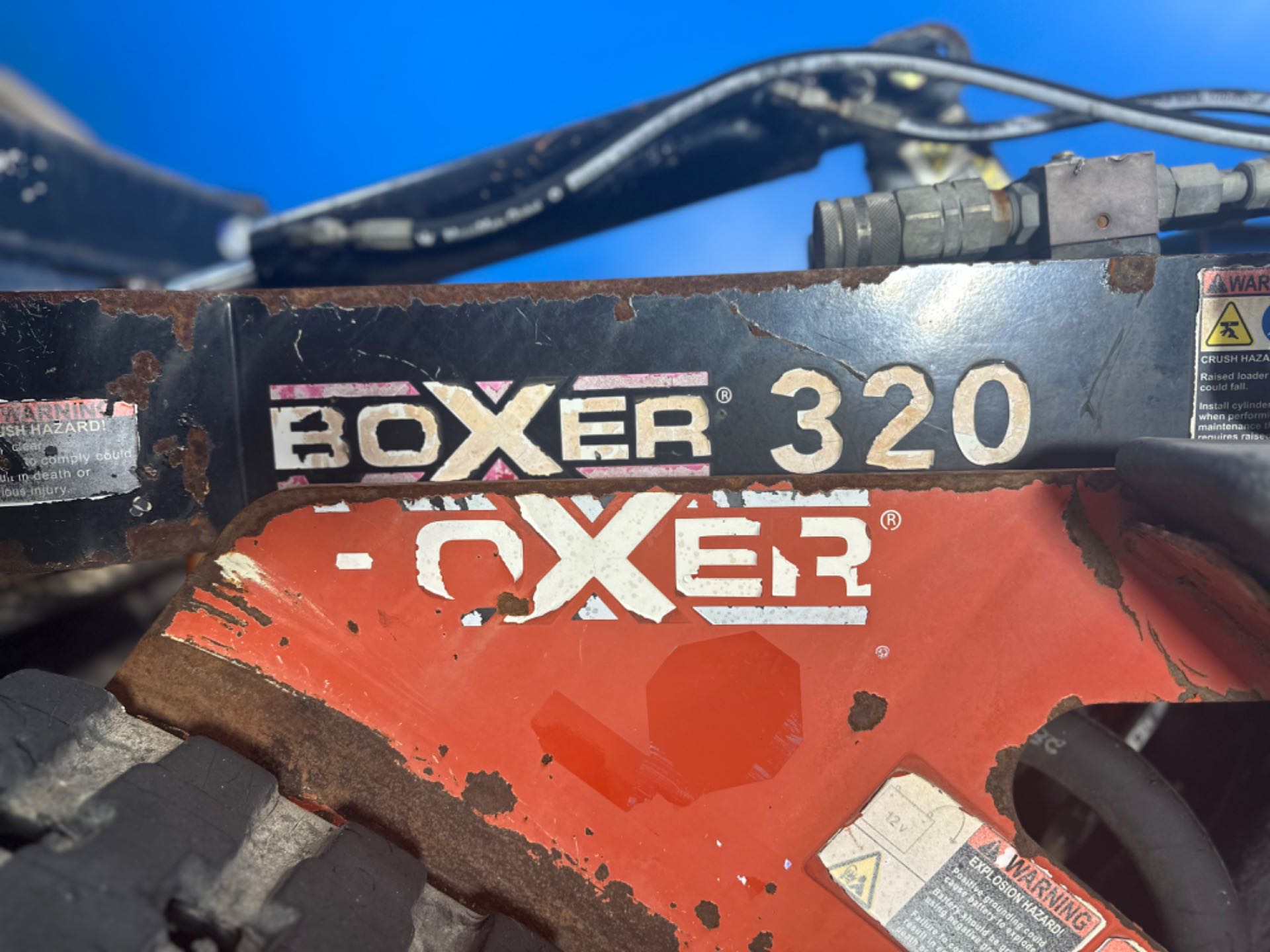 2018 MORBARK 320 Walk Behind Mini Skid Steer 749 HOURS