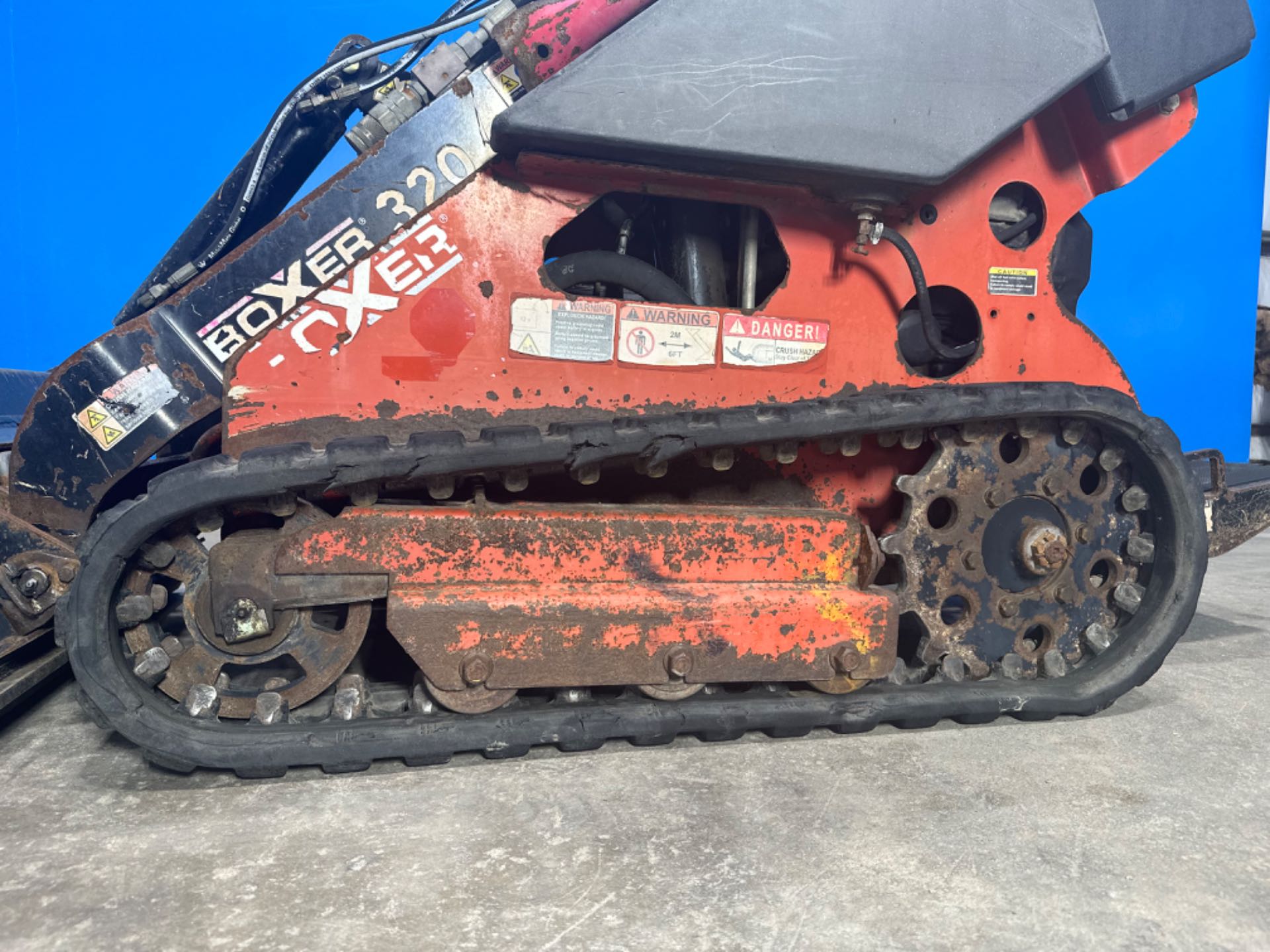 2018 MORBARK 320 Walk Behind Mini Skid Steer 749 HOURS