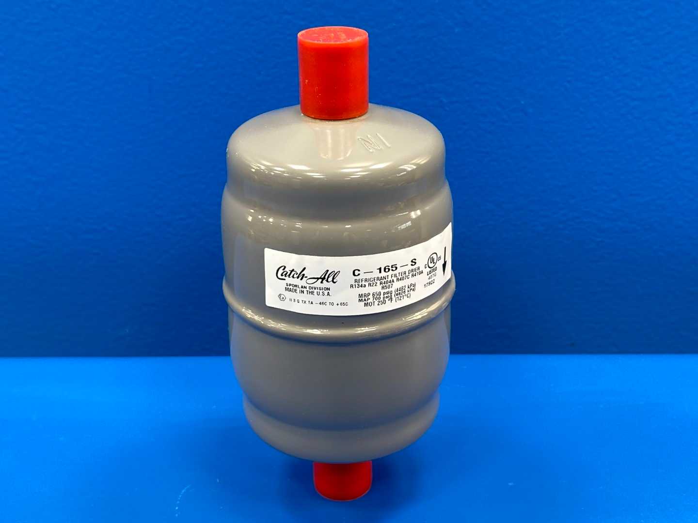 Sporlan Catch-All Filter Drier C-165-S, 5/8" ODF Solder