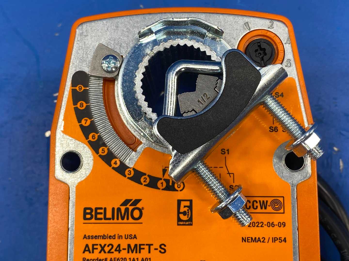 Belimo AFX24-MFT-S Damper Actuator, 24V, 50/60Hz