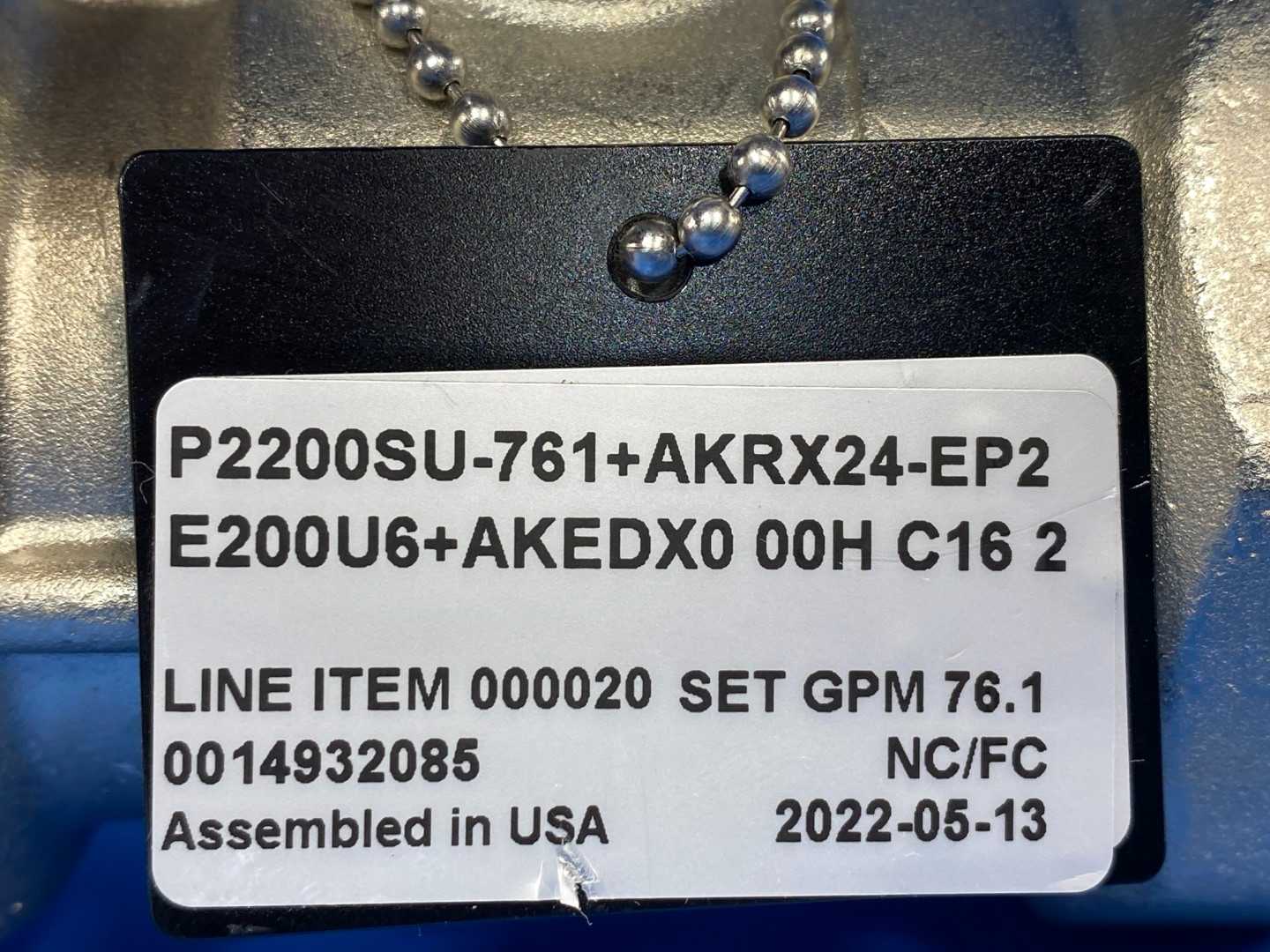 Belimo P2200SU-761+AKRX24-EP2, 2-Way Electronic Pressure Valve