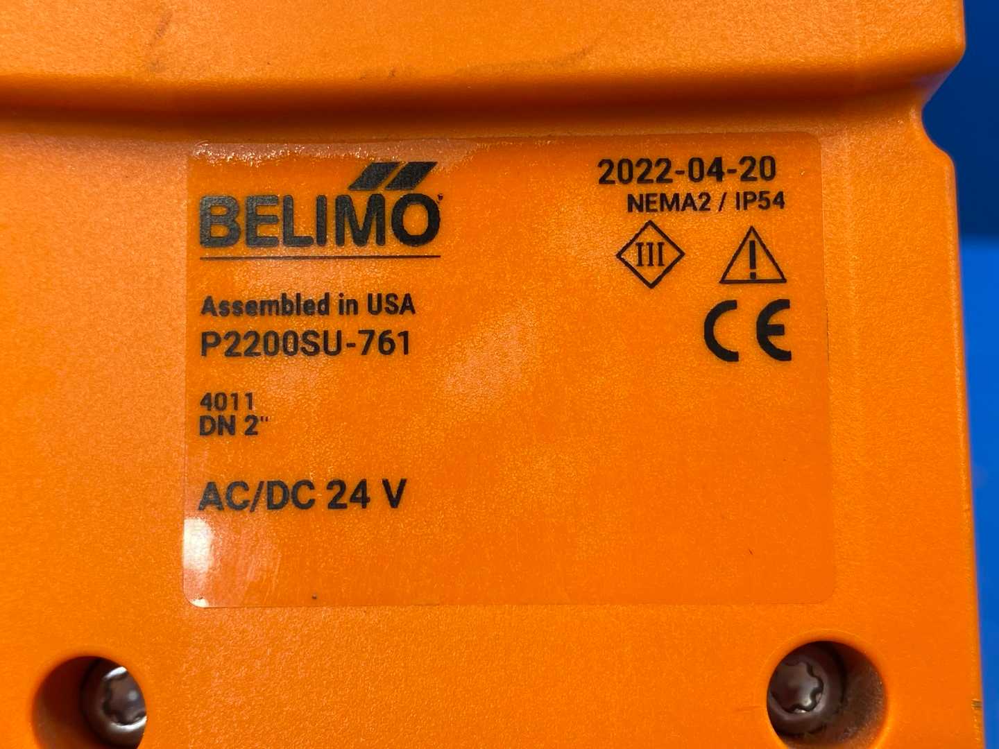 Belimo P2200SU-761+AKRX24-EP2, 2-Way Electronic Pressure Valve