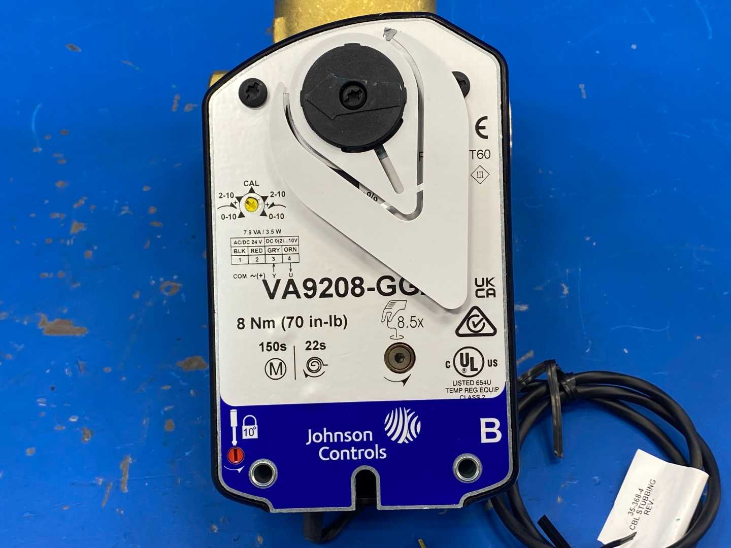 Johnson Controls VG1841FS+948GGA, 2", 3W Ball Valve, 46.8CV