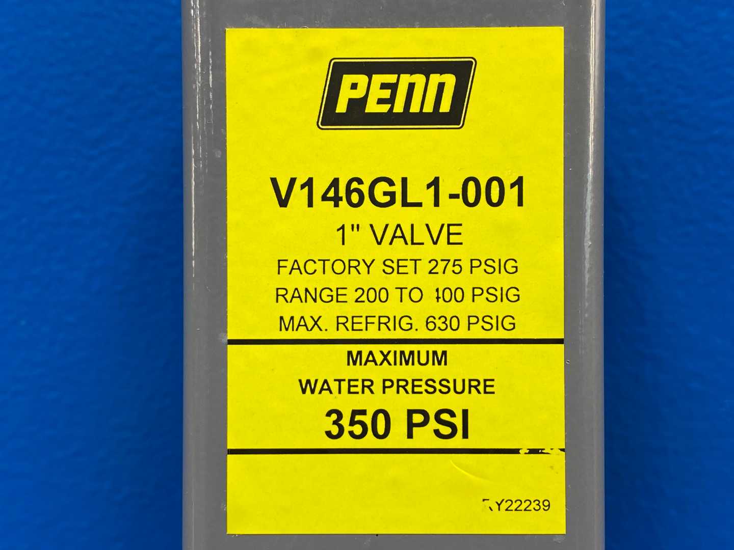 Johnson Controls Penn V146GL1-001C, 1" 2-Way High Water Pressure Valve