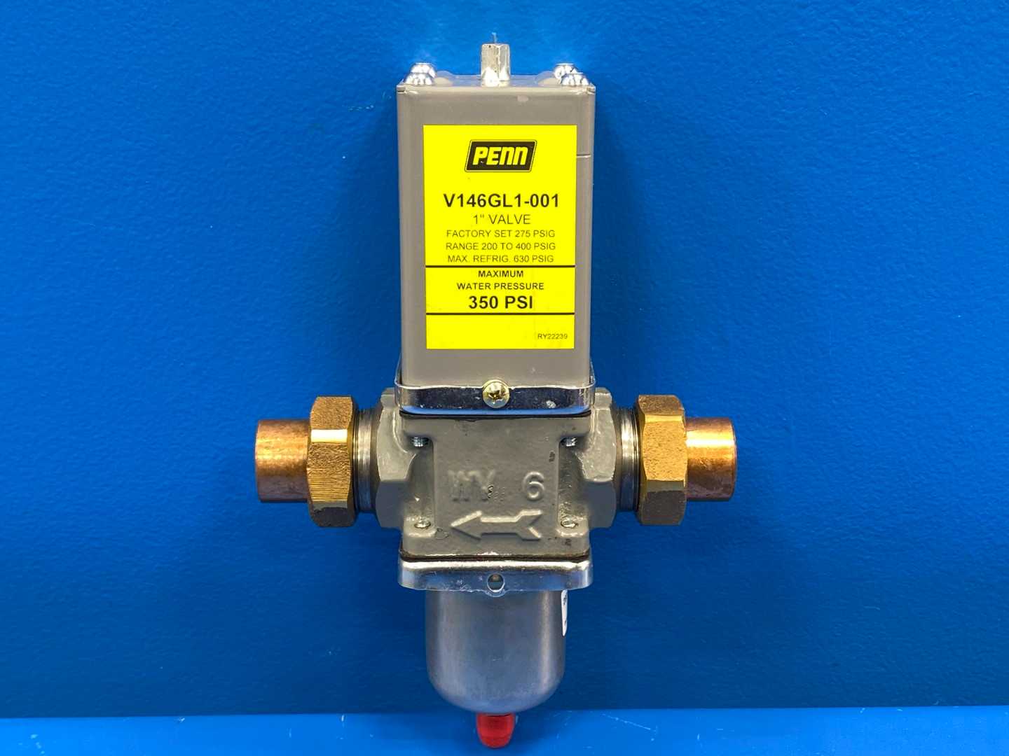 Johnson Controls Penn V146GL1-001C, 1" 2-Way High Water Pressure Valve