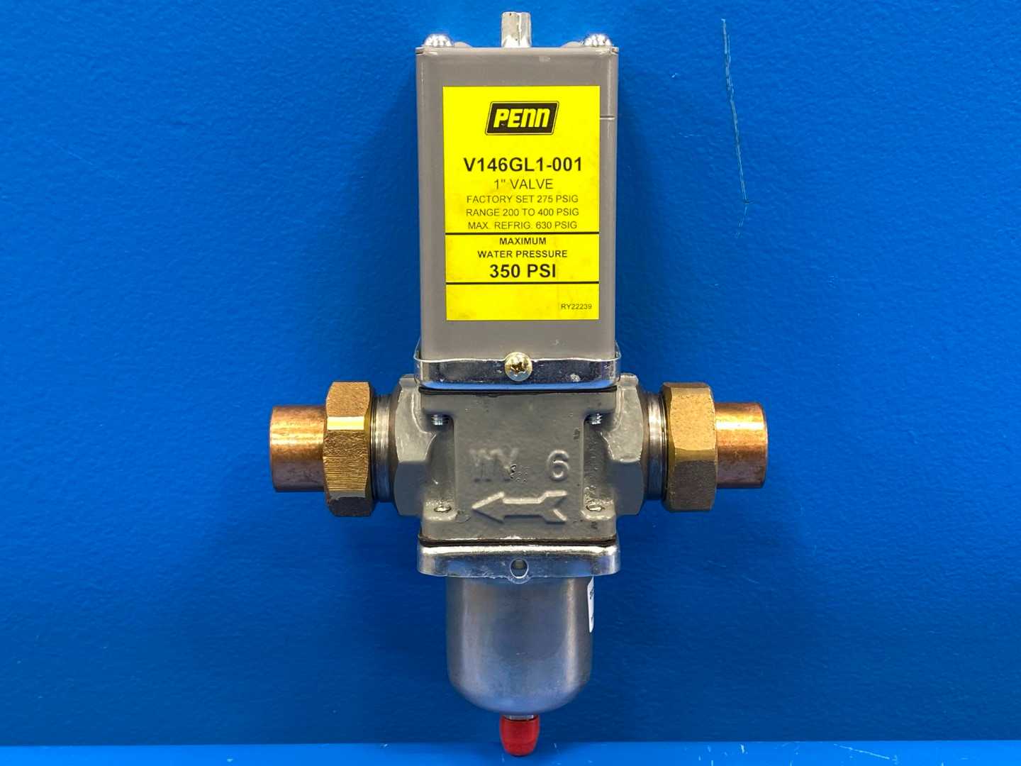 Johnson Controls Penn V146GL1-001C, 1" 2-Way High Water Pressure Valve