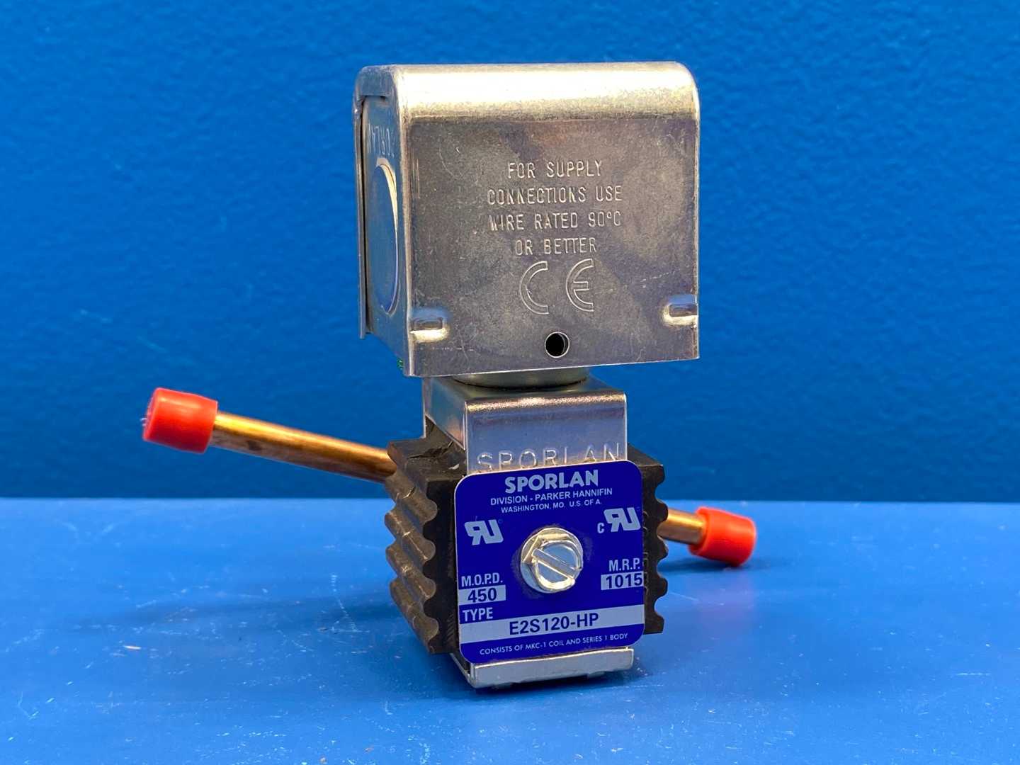 Sporlan Solenoid Valve E2S120-HP (1/4" Solder connections)