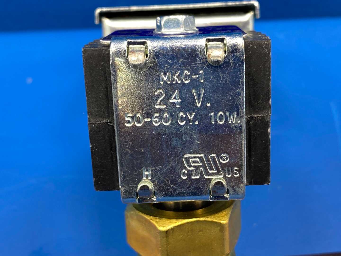 Sporlan Solenoid Valve E6S130-HP 3/8” ODF Solder 24V 60Hz JAQ 1015 PSI MRP HVAC Refrigeration