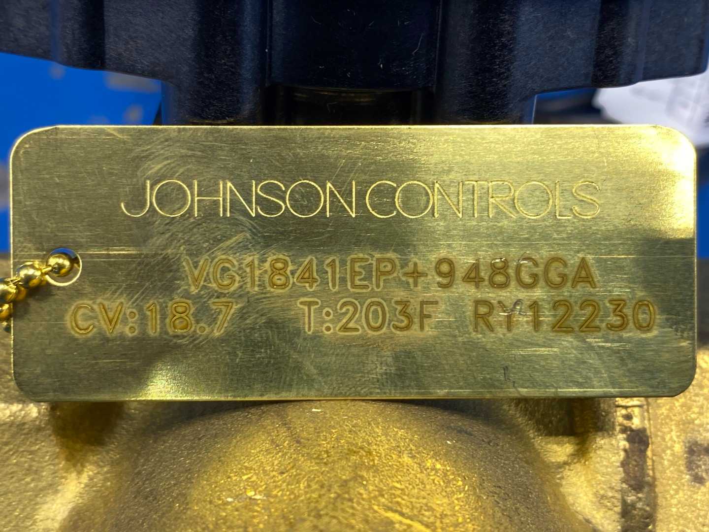 Johnson Controls VG1841EP+948GGA, 1-1/2", 3W Ball Valve, 18.7CV