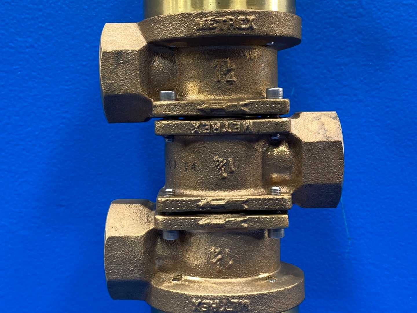 MetrexValve 500P125BPSE3W 3-Way Regulating Valve, 1-1/4". 55-275PSIG, 350PSI