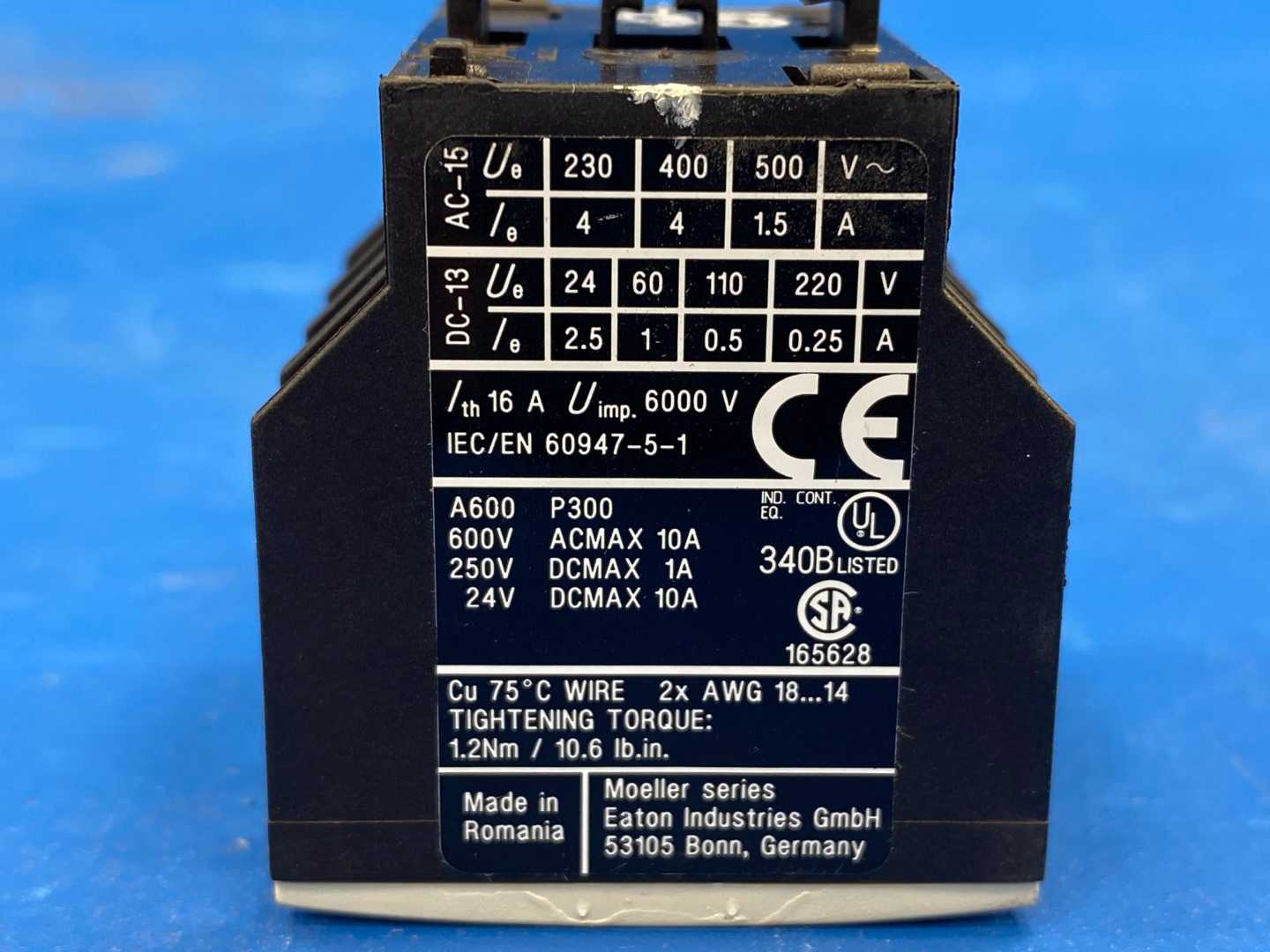 Eaton Auxiliary Contact Module ( DIL-A-XHI11)