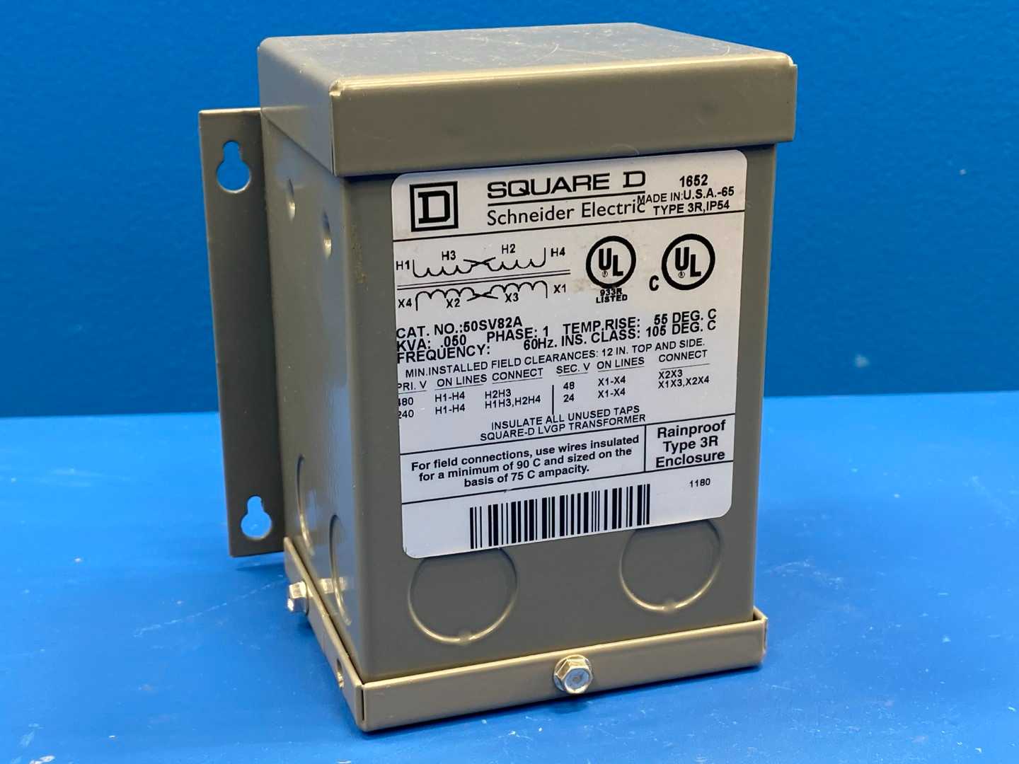 Square D 50SV82A General Purpose Transformer 600V