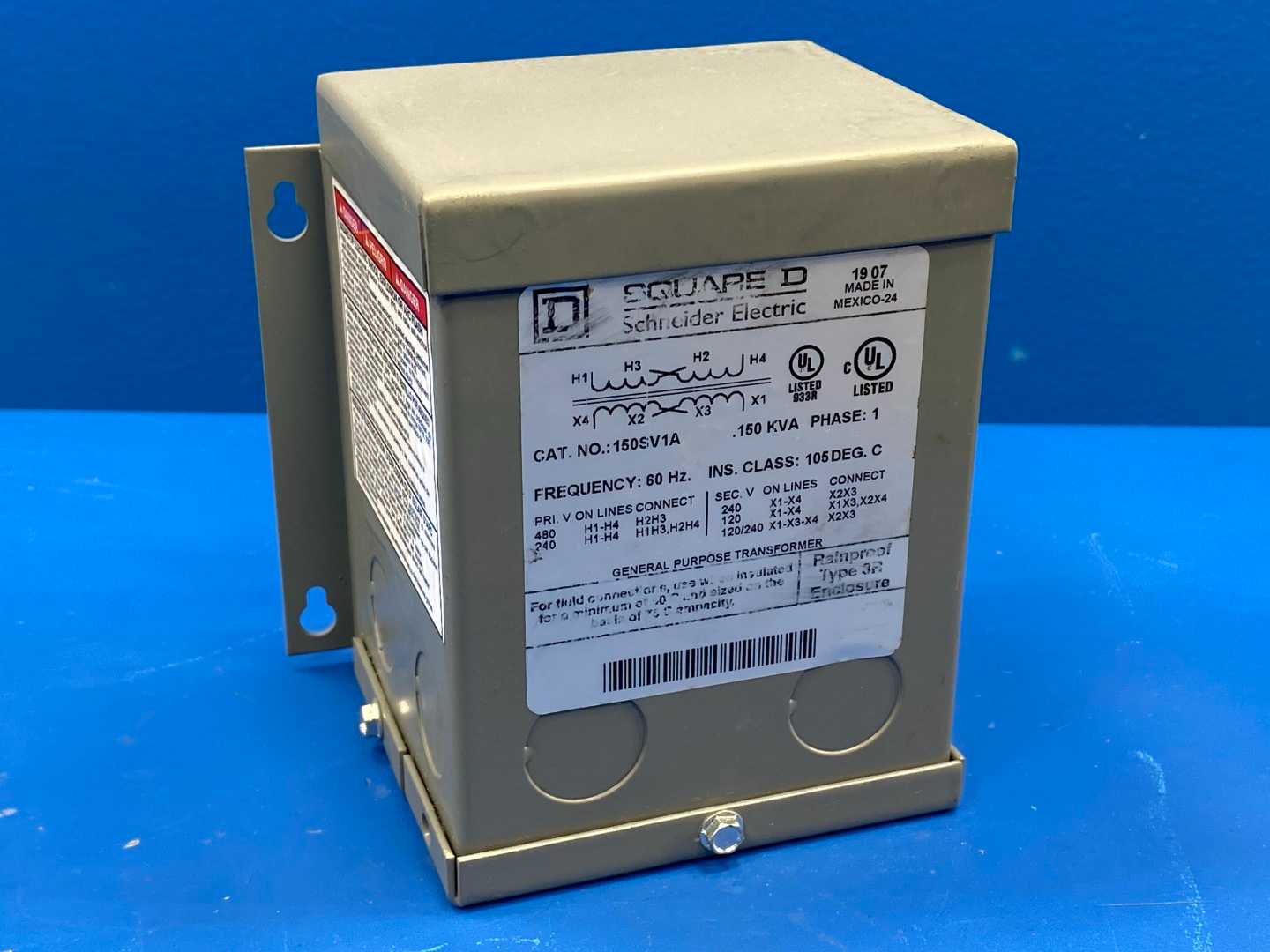 Square D 150SV1A General Purpose Transformer 240x480V