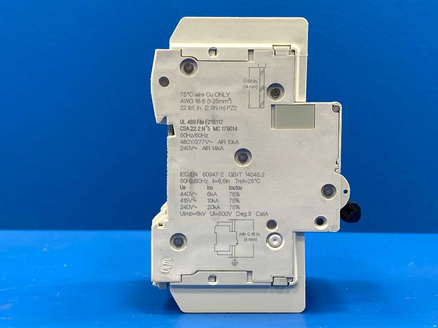  Schneider Electric M9F42315 Circuit Breaker, Miniature, Multi9, 3P, 15A