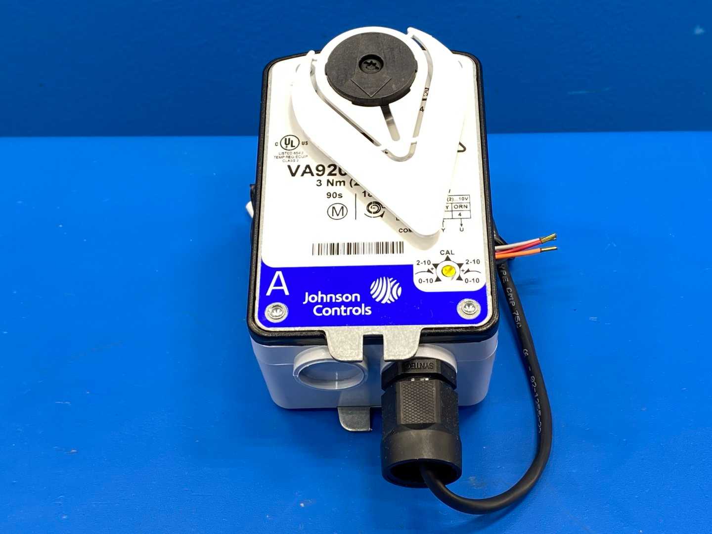 Johnson Controls Electric Ball Valve Actuator VA9203-GGA-2Z, 24VAC, 