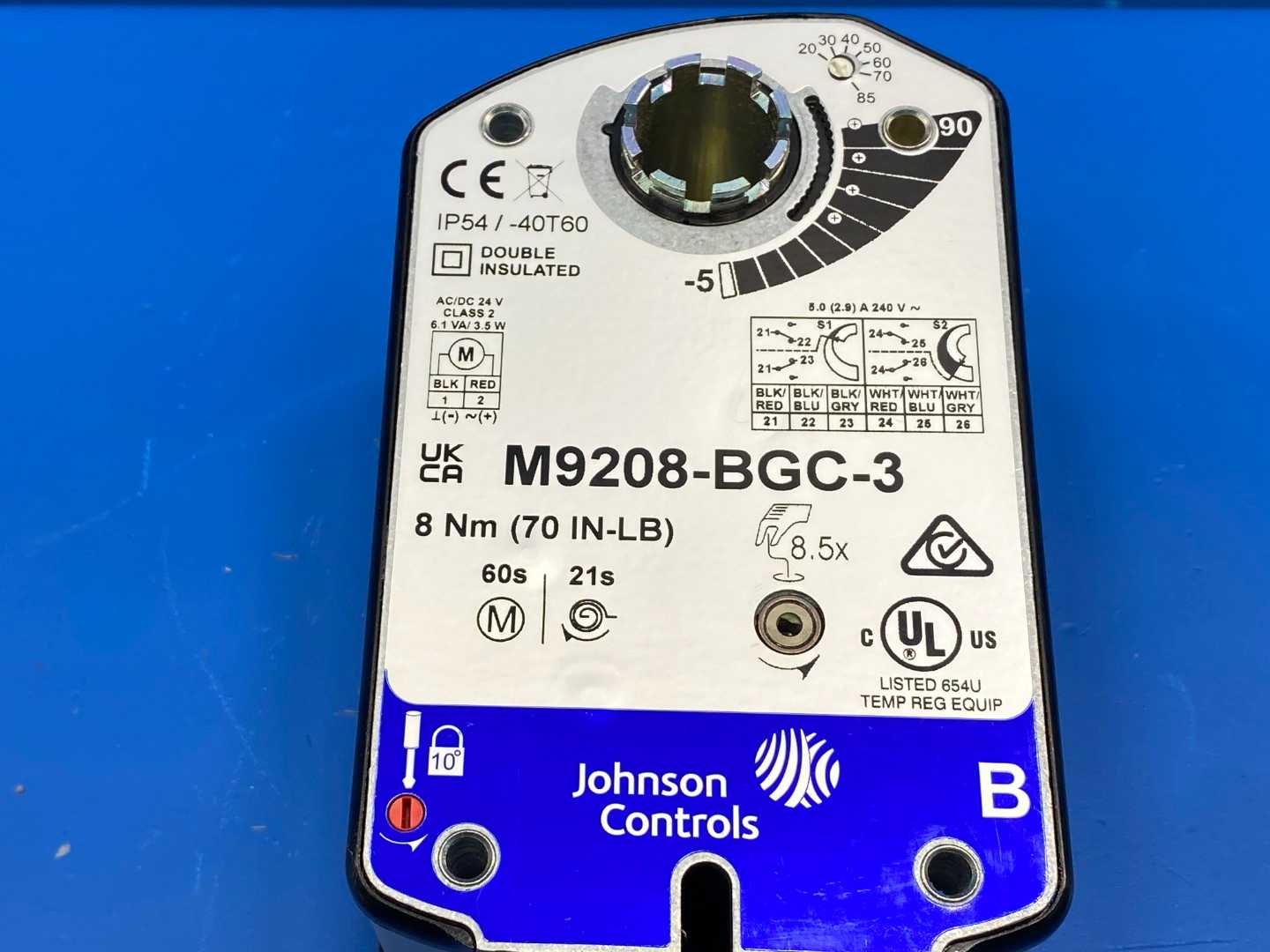 Johnson Controls M9208-BGC-3, ON/OFF Switches, 50/60HZ