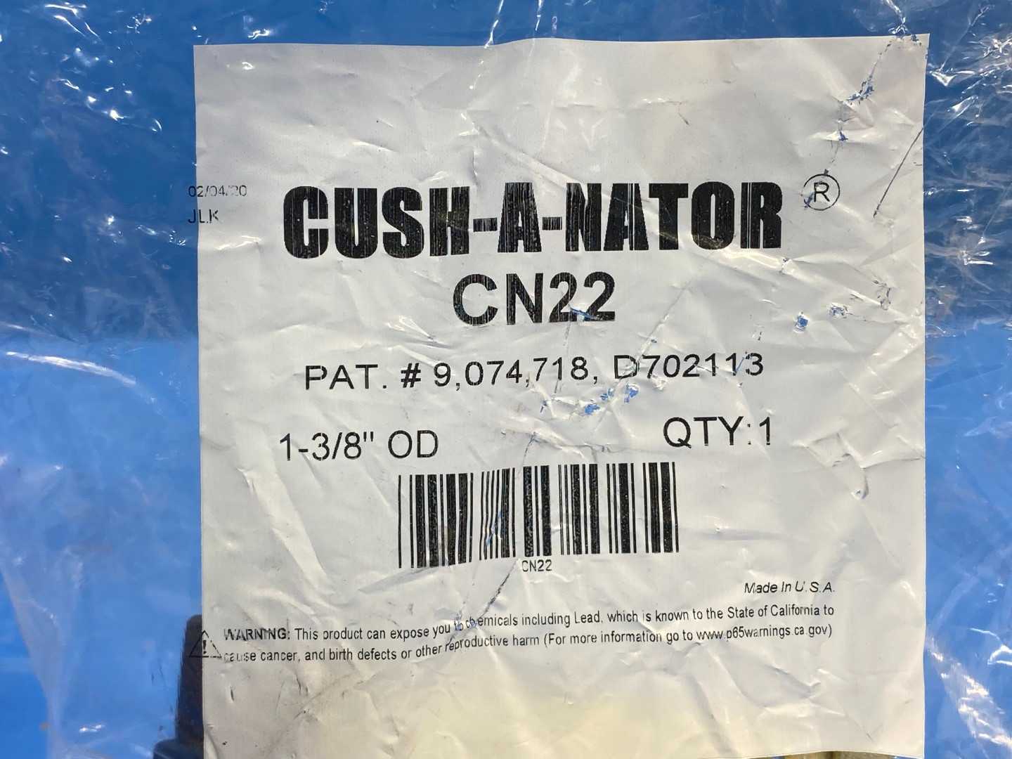 CUSH-A-NATOR CN22 Cushion Clamp 1-3/8"OD