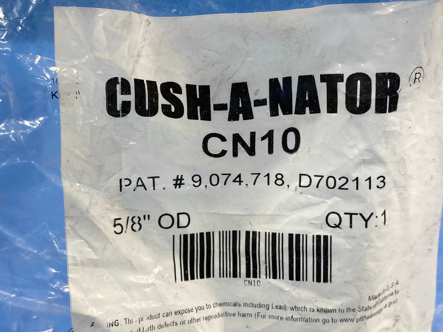 CUSH-A-NATOR CN10 Cushion Clamp 5/8"OD