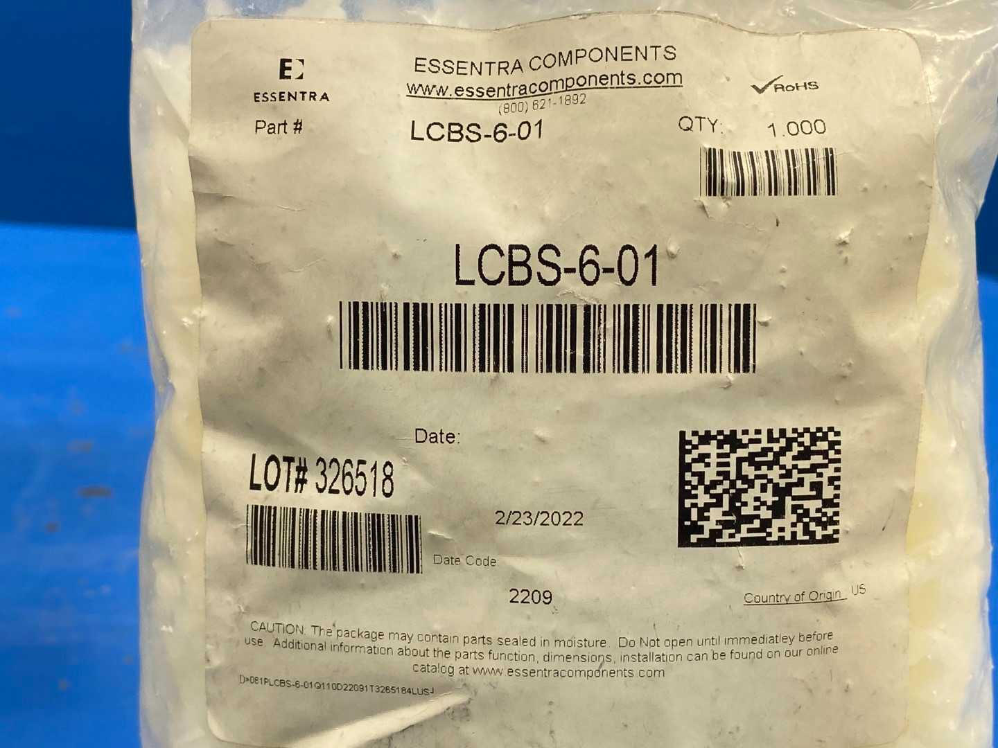 Essentra Components LCBS-6-01, BRD SPT SNAP LOCK NYLON 3/8"