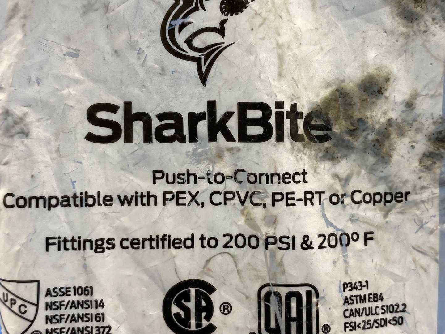  RWC Sharkbite 3/4" x 3/4" x 3/4", TEE, TE, 200 PSI & 200 F