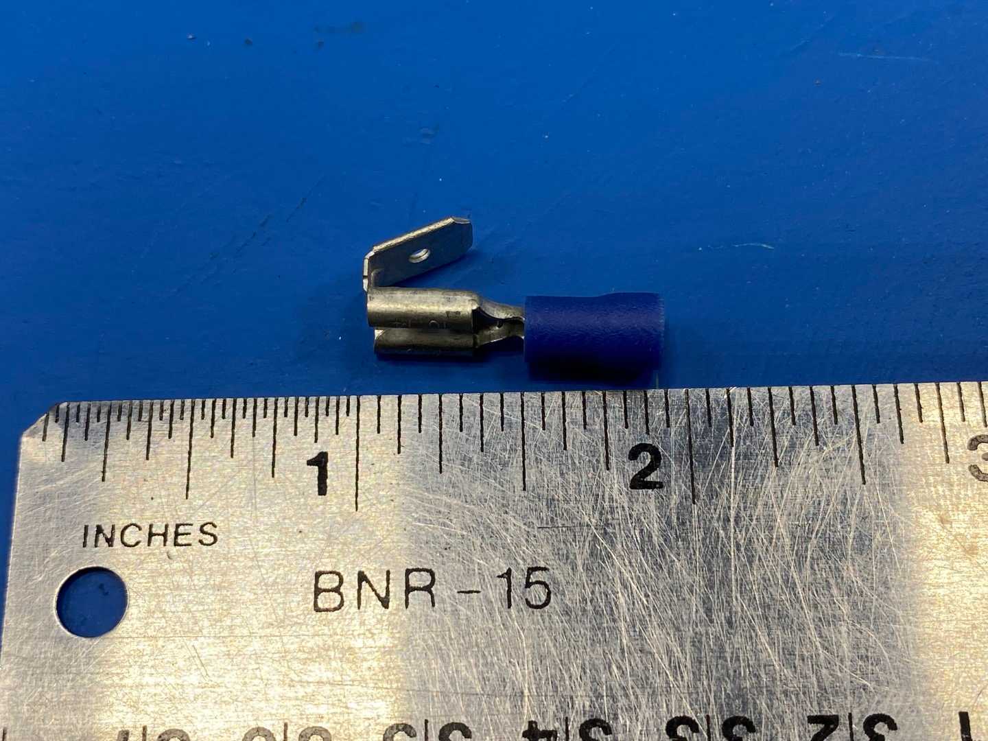 Blue Piggyback Quick Wire Disconnect Connectors  Spade 16-14AWG, 0.250