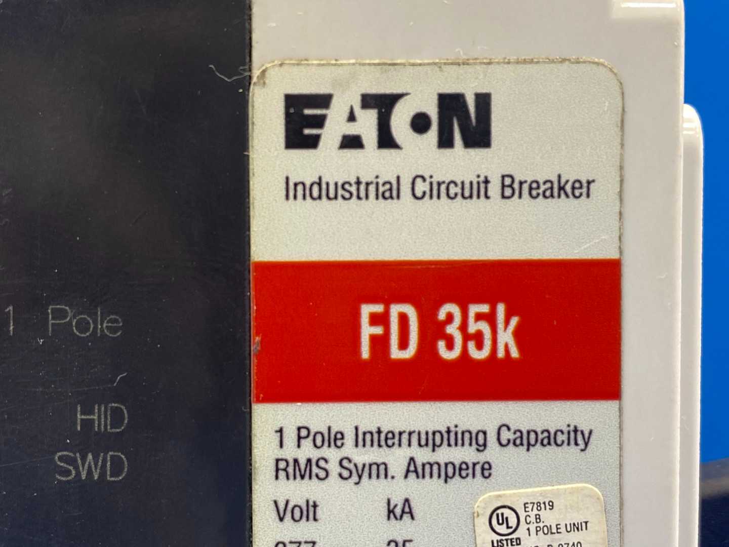 Eaton Industrial Circuit Breaker FD1020 (FD 35K) 1 Pole, 20A