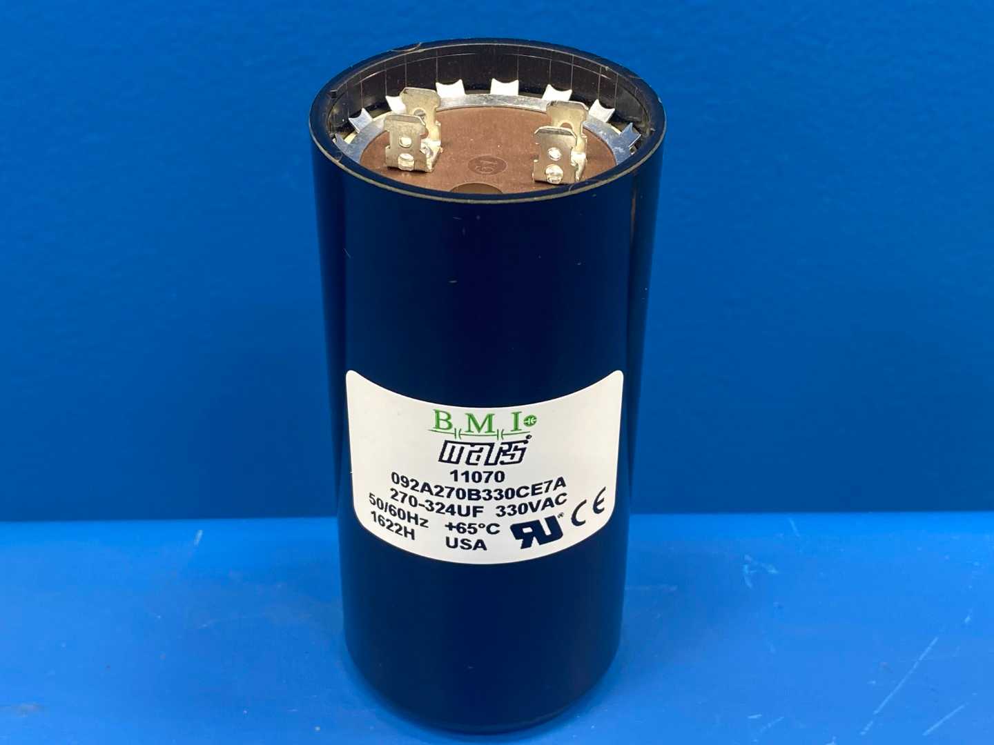 Mars Motor Start Capacitor 11070, 270-324MFD, 330VAC